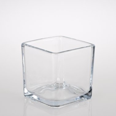 Square Jar Clear SML - box of 6
