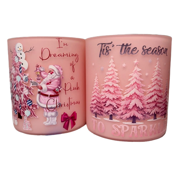 Christmas Urban Jar Large - Pink