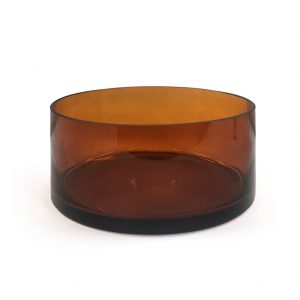 Large Candle Bowl – Amber