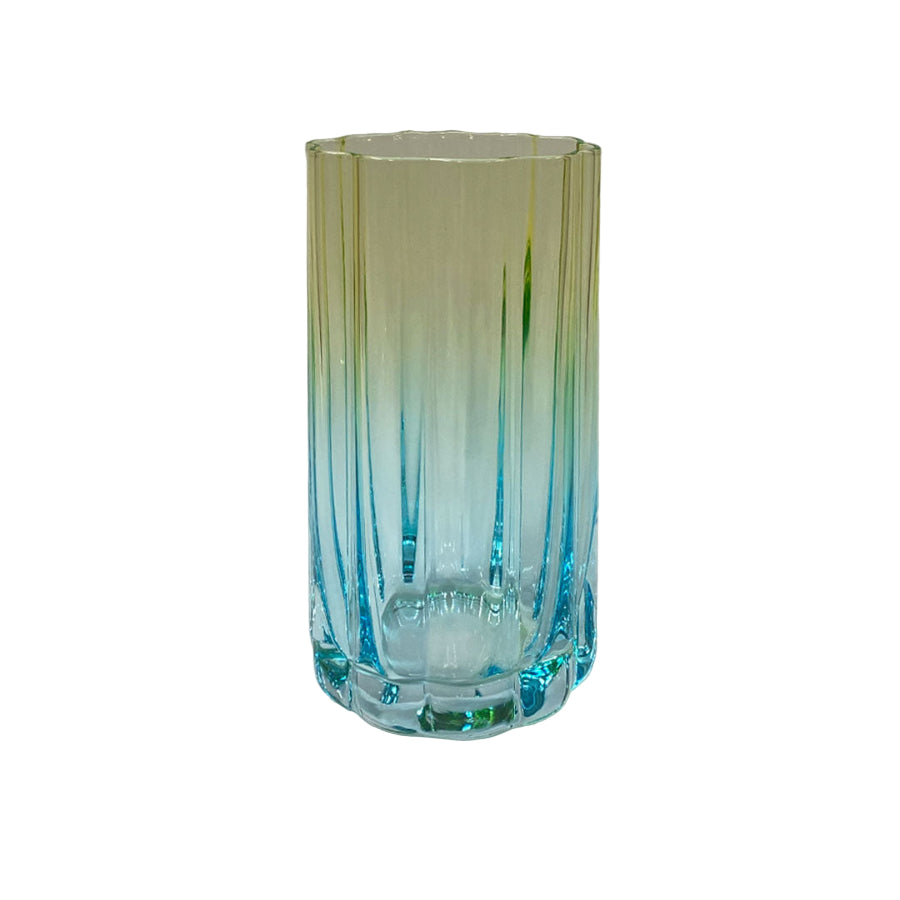 Large Wave Tumbler - Green Twist