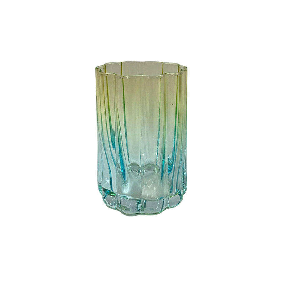 Medium Wave Tumbler – Green Twist