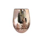 Renee Jar – Christmas Trees Rose Gold