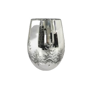 Renee Jar – Christmas Trees Silver