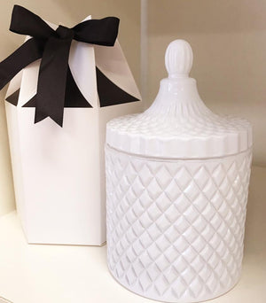 Gift Box - Hexagon Shape White & Black