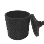 GEO Cut Glass Matte Black 230ml