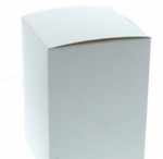 Box Knob Lid - White 12pk