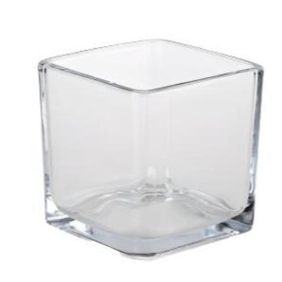 Square Jar Clear SML - box of 6